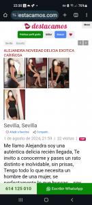 Chica busca chico en Sevilla: 